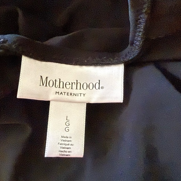 Motherhood Maternity Black Criss-Cross Back Beach Bump One Piece Swimsuit Size L - Picture 8 of 9